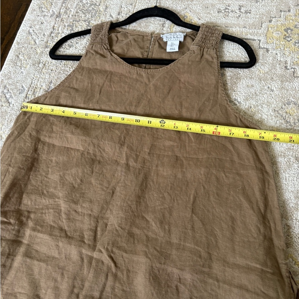 Nicole Miller Brown Linen Mini Dress - Picture 6 of 7